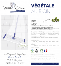 Produit d'entretien végétal pour le sol Mlle Clean